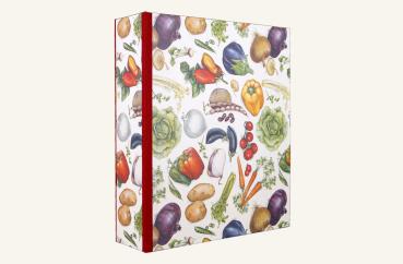 Preview: Great recipe folder printed with high quality handcrafted vegetables